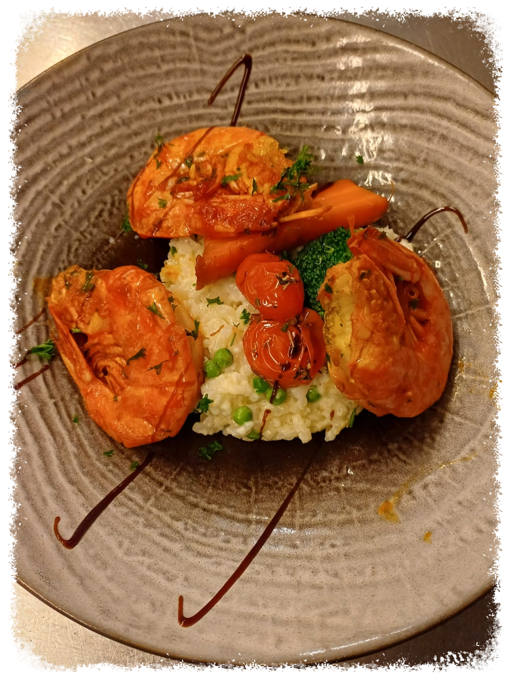 photo plat gambas